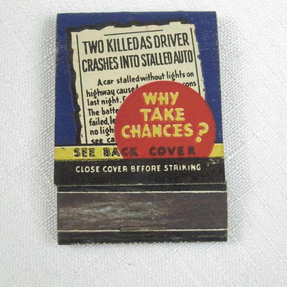 3 Vintage Matchbook Covers Utilite, Acme Batteries, McClaren Tires Autocrat RARE - Picture 5 of 12